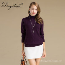 Oem No1 China Supplier Knitted Woman Pullover Cashmere Sweater